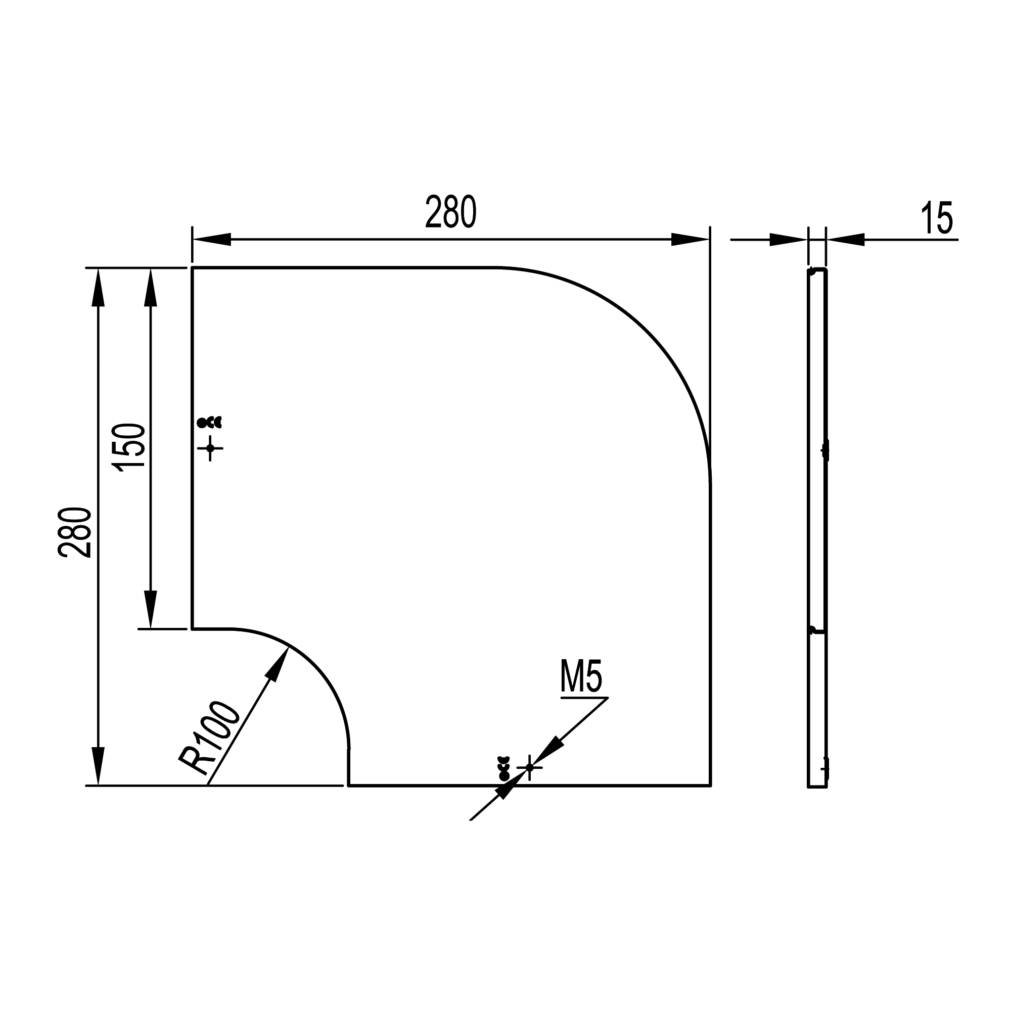 Крышка на угол CPO 90 горизонтальный 90° осн.150  в комплекте с метизами и пластинами PTCE Крышка на угол CPO 90 горизонтальный 90° осн.150  в комплекте с метизами и пластинами PTCE — изображение 2