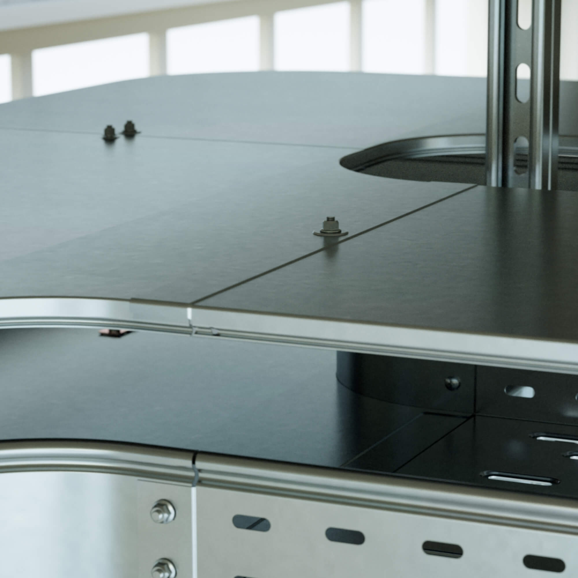 Крышка с заземлением на лоток осн.50 L3000 Крышка с заземлением на лоток осн.50 L3000 — изображение 3