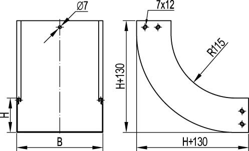 Угол CS 90 вертикальный внутренний 90° Угол CS 90 вертикальный внутренний 90° — изображение 2